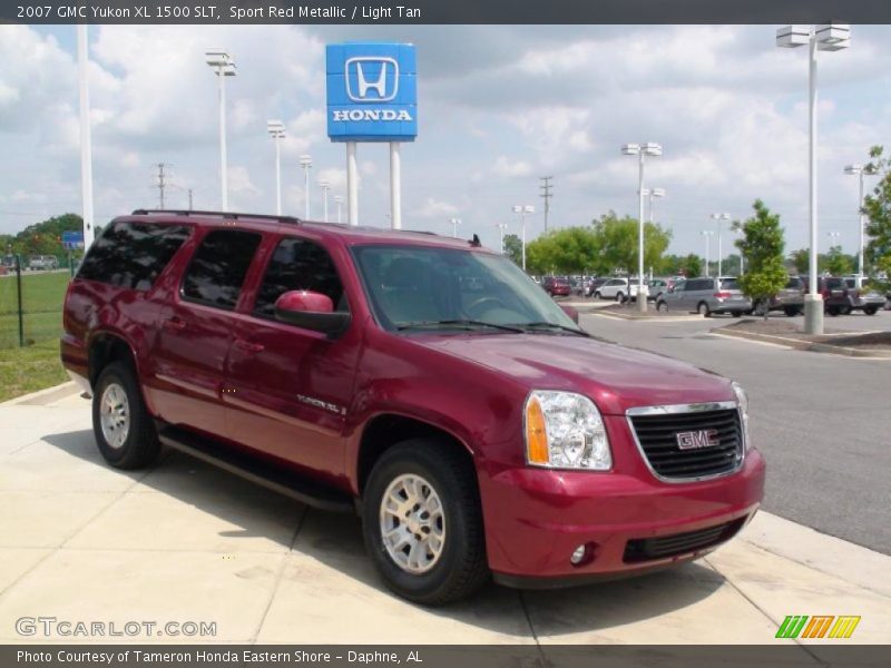 Sport Red Metallic / Light Tan 2007 GMC Yukon XL 1500 SLT