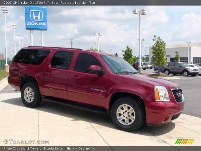 Sport Red Metallic / Light Tan 2007 GMC Yukon XL 1500 SLT
