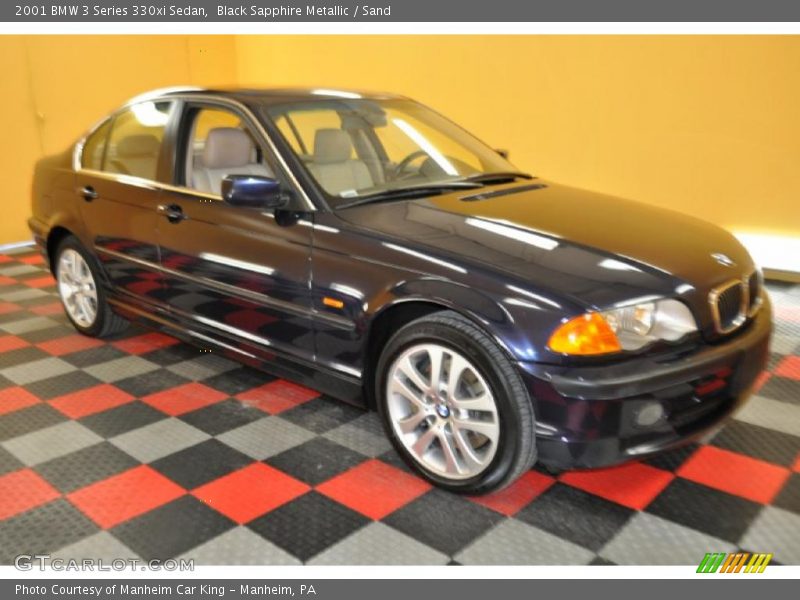 Black Sapphire Metallic / Sand 2001 BMW 3 Series 330xi Sedan