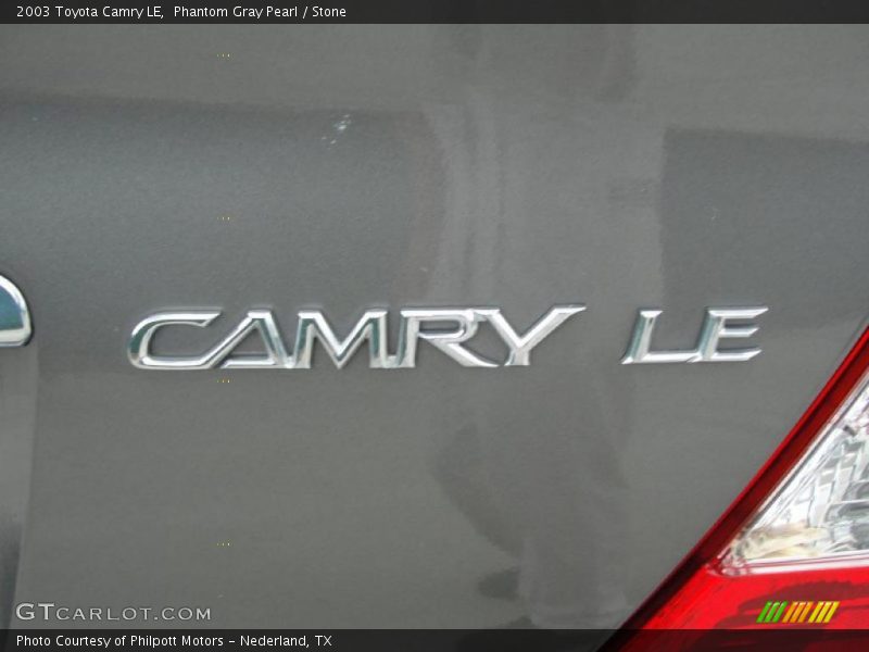 Phantom Gray Pearl / Stone 2003 Toyota Camry LE