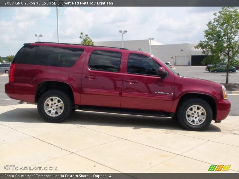 Sport Red Metallic / Light Tan 2007 GMC Yukon XL 1500 SLT