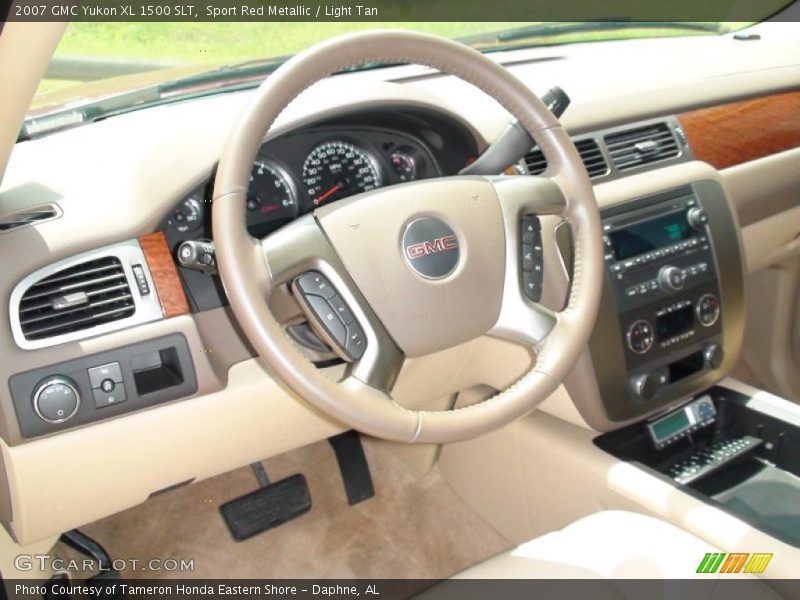 Sport Red Metallic / Light Tan 2007 GMC Yukon XL 1500 SLT