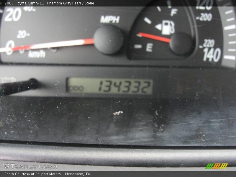 Phantom Gray Pearl / Stone 2003 Toyota Camry LE