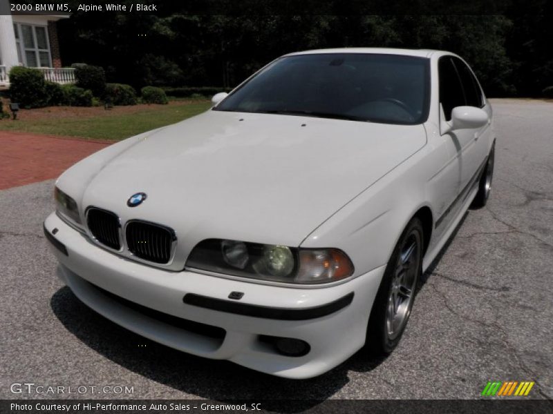 Alpine White / Black 2000 BMW M5