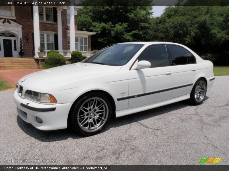 Alpine White / Black 2000 BMW M5