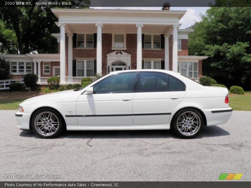 Alpine White / Black 2000 BMW M5