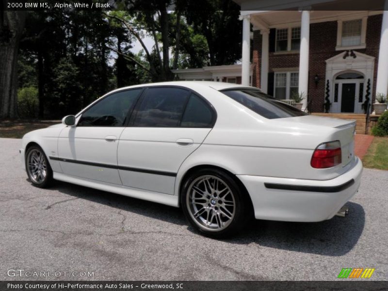 Alpine White / Black 2000 BMW M5