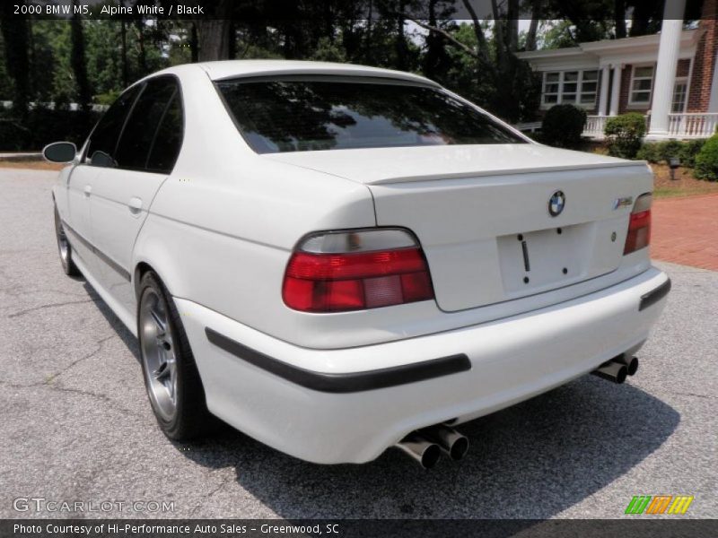 Alpine White / Black 2000 BMW M5