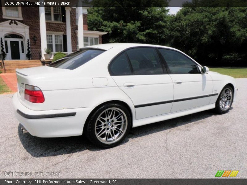 Alpine White / Black 2000 BMW M5