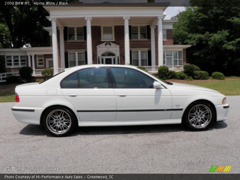 Alpine White / Black 2000 BMW M5