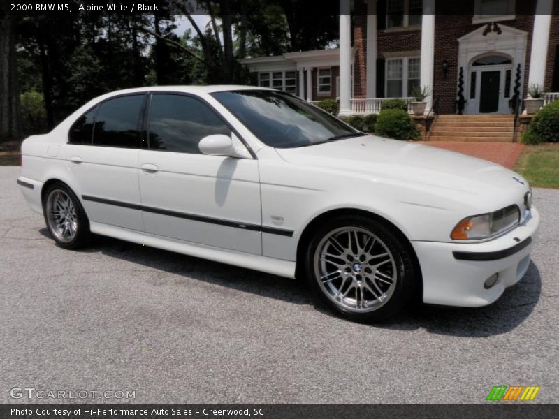 Alpine White / Black 2000 BMW M5
