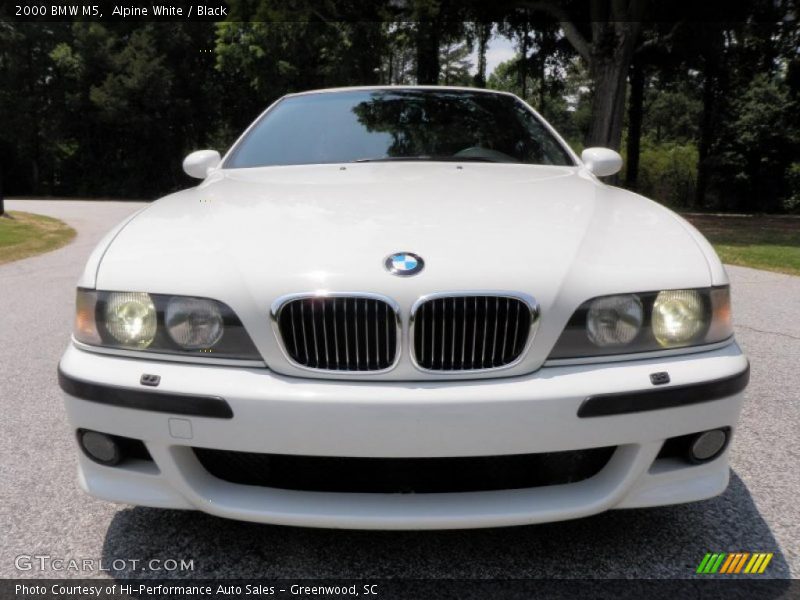 Alpine White / Black 2000 BMW M5