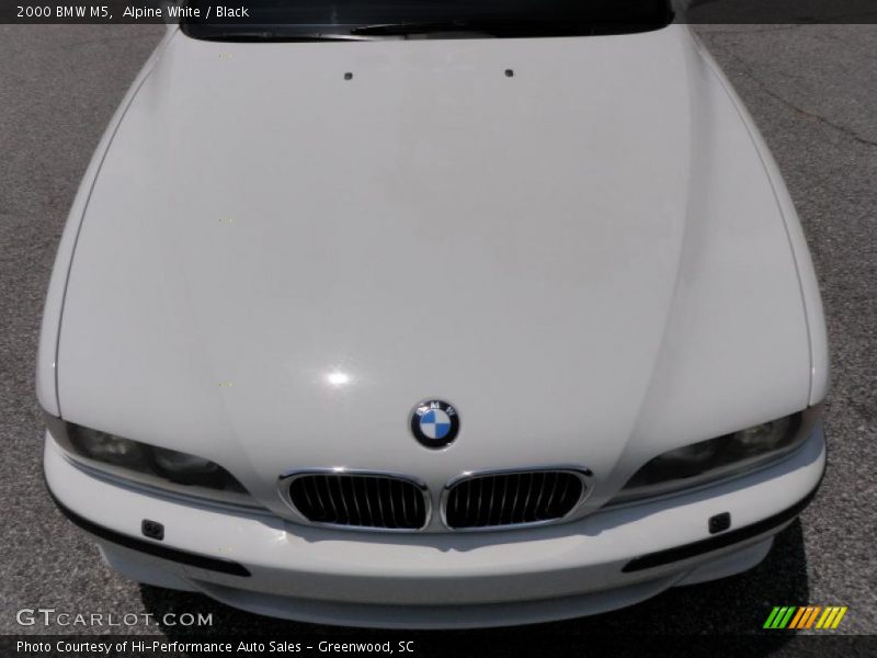 Alpine White / Black 2000 BMW M5