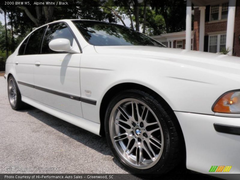 Alpine White / Black 2000 BMW M5