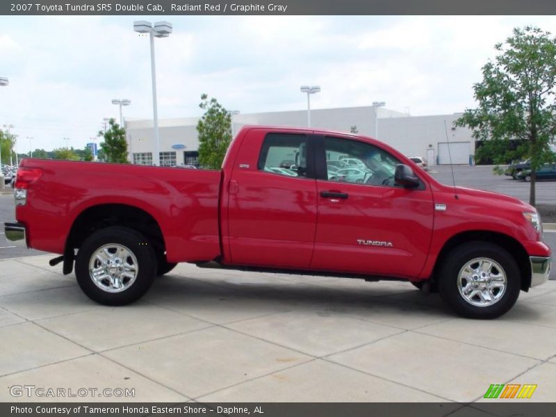 Radiant Red / Graphite Gray 2007 Toyota Tundra SR5 Double Cab