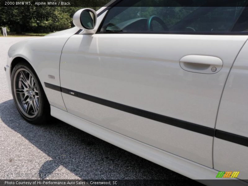 Alpine White / Black 2000 BMW M5