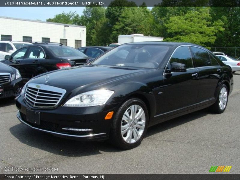 Black / Black 2010 Mercedes-Benz S 400 Hybrid Sedan