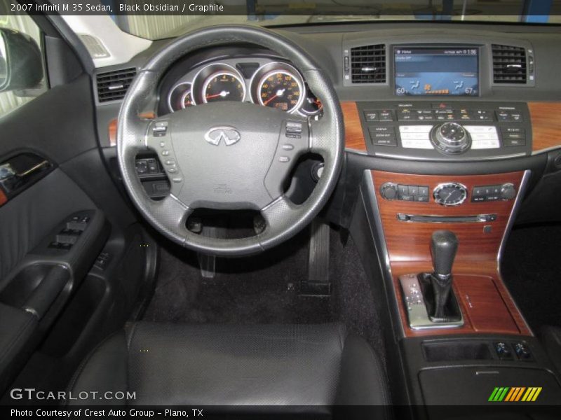 Black Obsidian / Graphite 2007 Infiniti M 35 Sedan