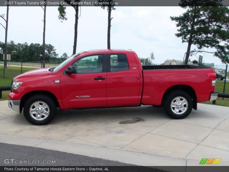 Radiant Red / Graphite Gray 2007 Toyota Tundra SR5 Double Cab