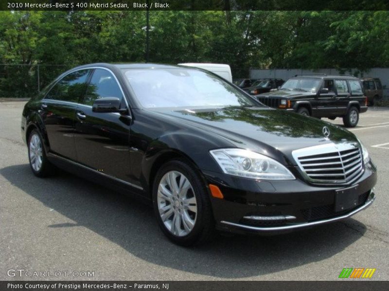 Black / Black 2010 Mercedes-Benz S 400 Hybrid Sedan
