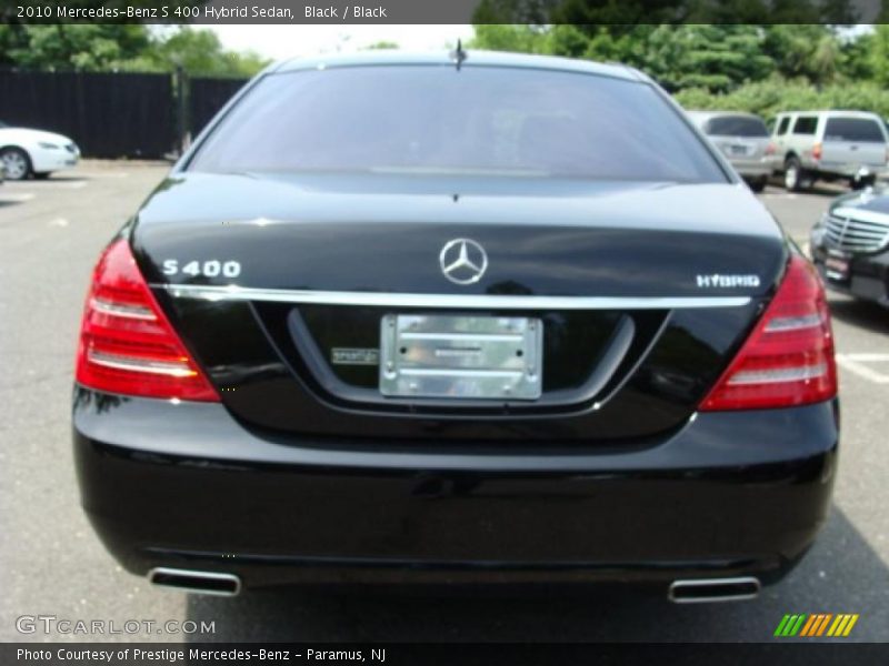 Black / Black 2010 Mercedes-Benz S 400 Hybrid Sedan