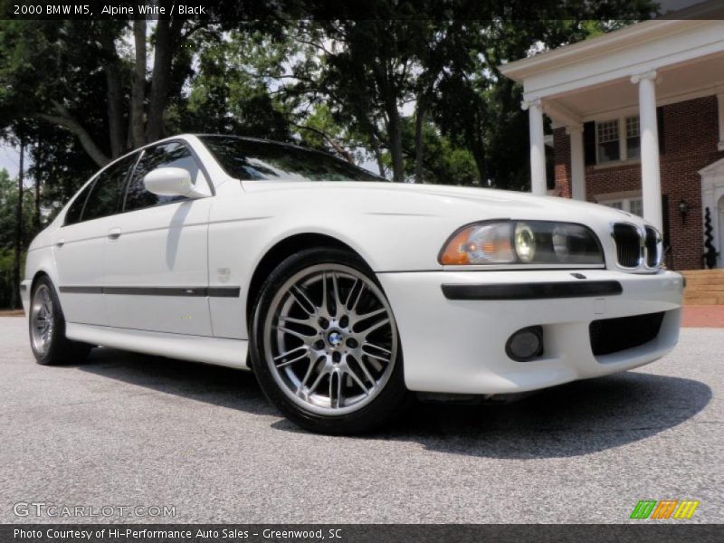 Alpine White / Black 2000 BMW M5