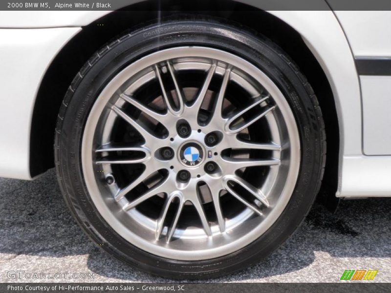 Alpine White / Black 2000 BMW M5