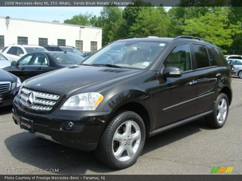 Verde Brook Metallic / Macadamia 2008 Mercedes-Benz ML 350 4Matic