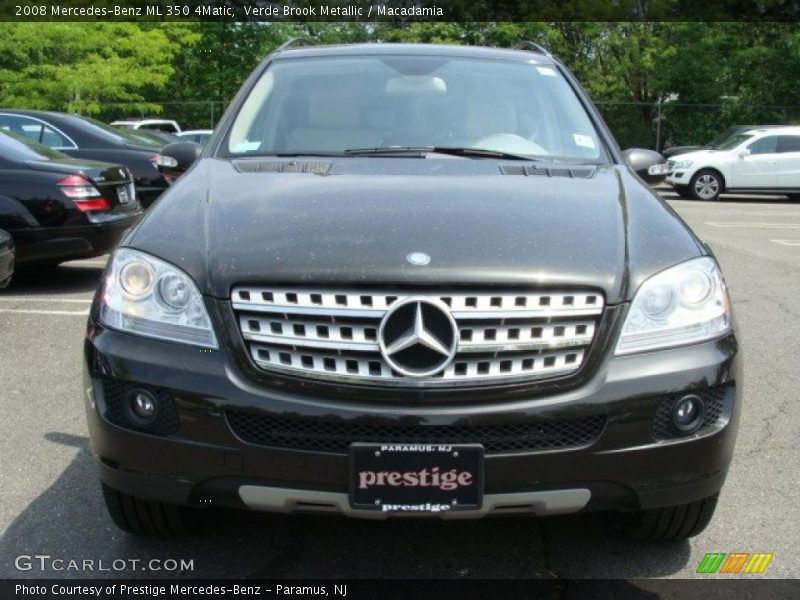 Verde Brook Metallic / Macadamia 2008 Mercedes-Benz ML 350 4Matic