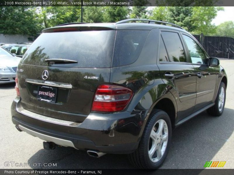 Verde Brook Metallic / Macadamia 2008 Mercedes-Benz ML 350 4Matic
