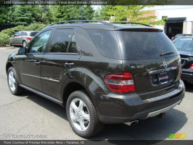 Verde Brook Metallic / Macadamia 2008 Mercedes-Benz ML 350 4Matic