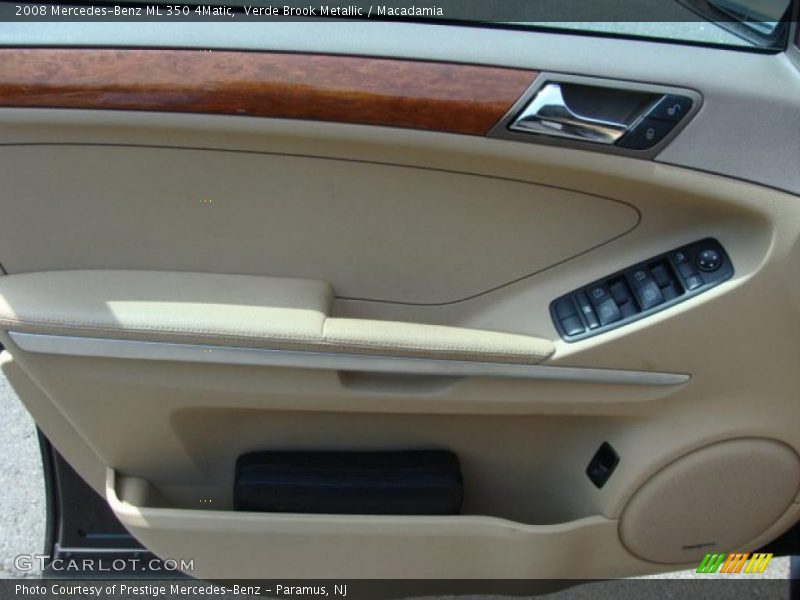 Verde Brook Metallic / Macadamia 2008 Mercedes-Benz ML 350 4Matic
