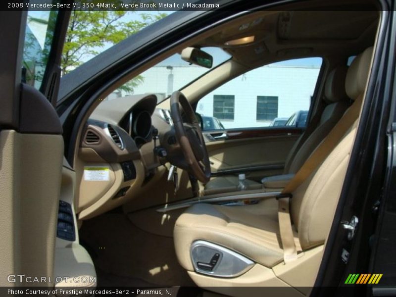 Verde Brook Metallic / Macadamia 2008 Mercedes-Benz ML 350 4Matic
