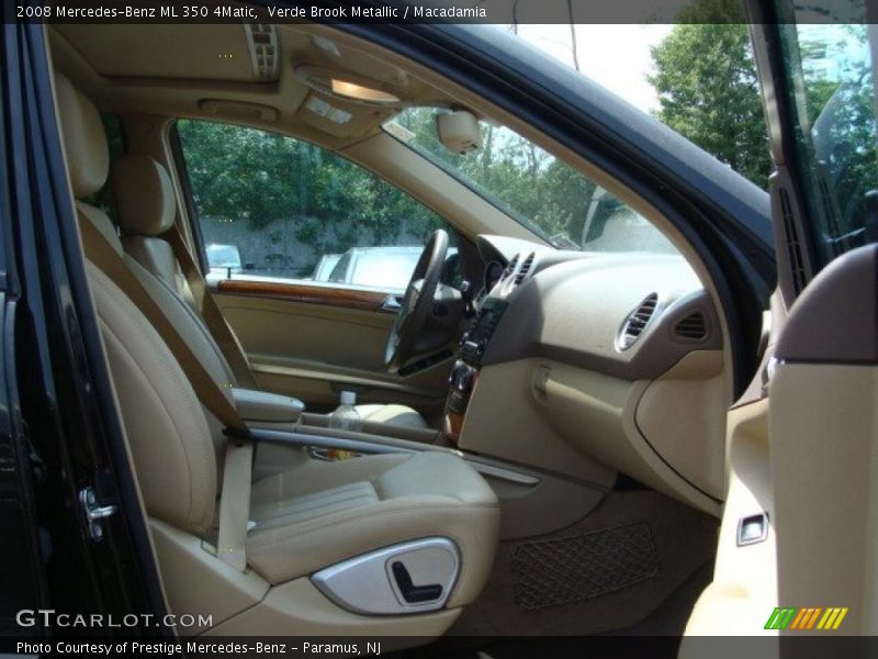 Verde Brook Metallic / Macadamia 2008 Mercedes-Benz ML 350 4Matic