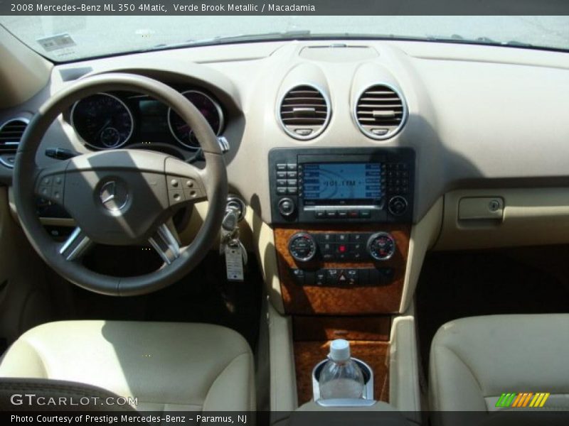 Verde Brook Metallic / Macadamia 2008 Mercedes-Benz ML 350 4Matic