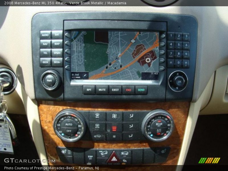 Verde Brook Metallic / Macadamia 2008 Mercedes-Benz ML 350 4Matic