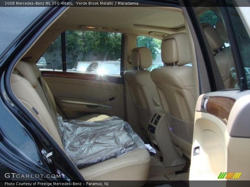 Verde Brook Metallic / Macadamia 2008 Mercedes-Benz ML 350 4Matic