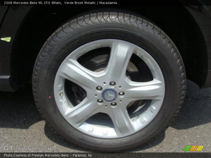Verde Brook Metallic / Macadamia 2008 Mercedes-Benz ML 350 4Matic