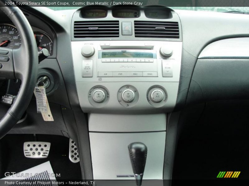 Cosmic Blue Metallic / Dark Stone Gray 2004 Toyota Solara SE Sport Coupe