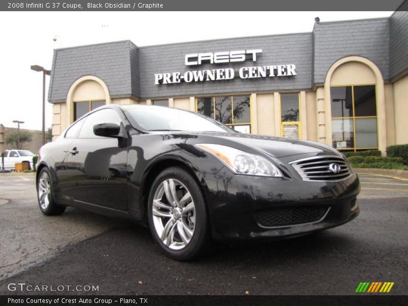 Black Obsidian / Graphite 2008 Infiniti G 37 Coupe