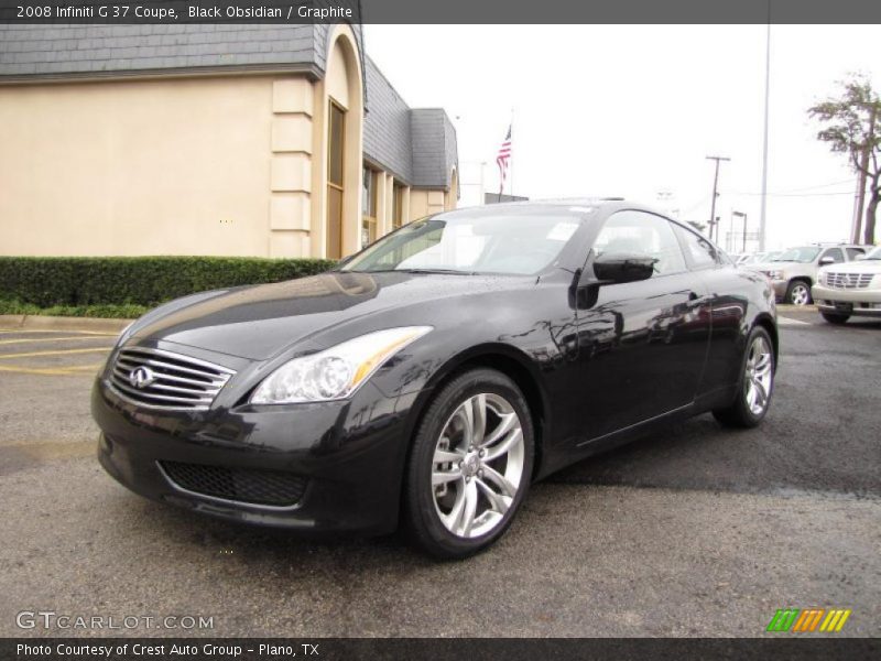 Black Obsidian / Graphite 2008 Infiniti G 37 Coupe