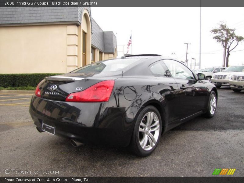 Black Obsidian / Graphite 2008 Infiniti G 37 Coupe