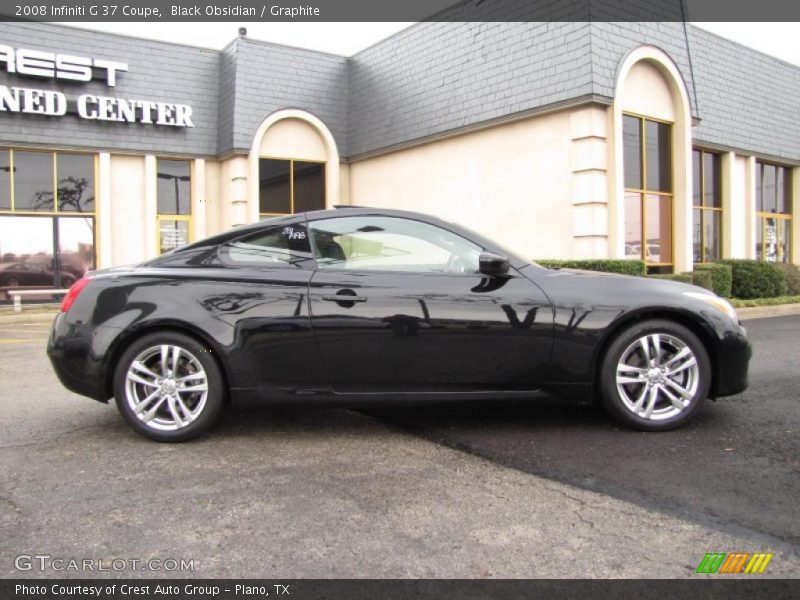 Black Obsidian / Graphite 2008 Infiniti G 37 Coupe