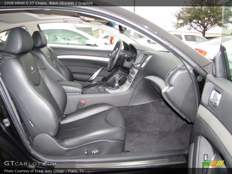 Black Obsidian / Graphite 2008 Infiniti G 37 Coupe