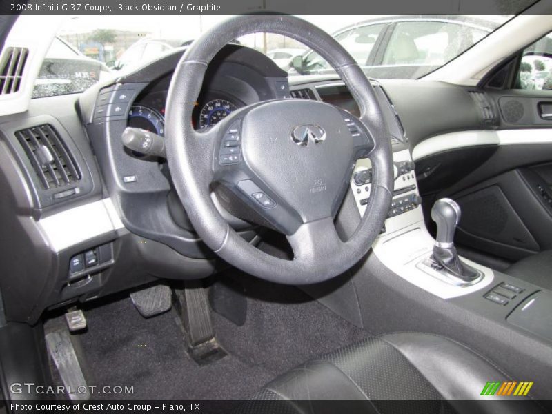 Black Obsidian / Graphite 2008 Infiniti G 37 Coupe