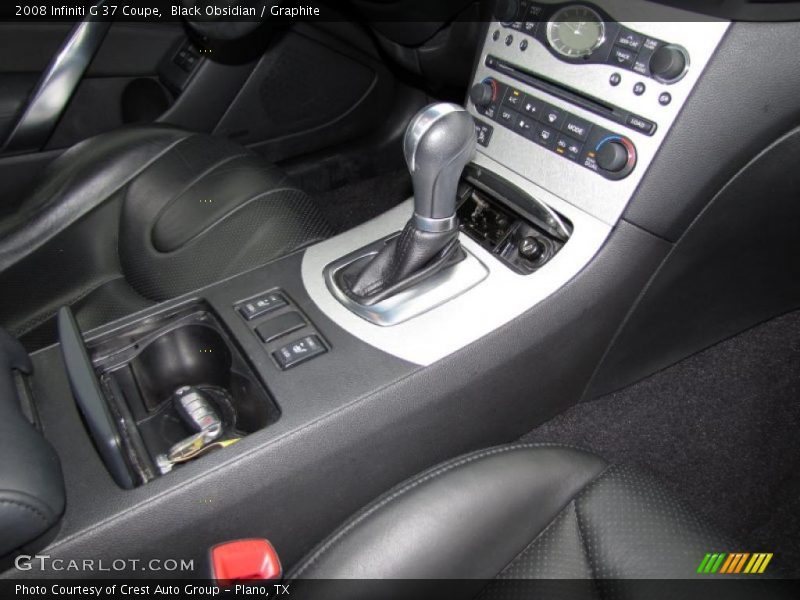 Black Obsidian / Graphite 2008 Infiniti G 37 Coupe