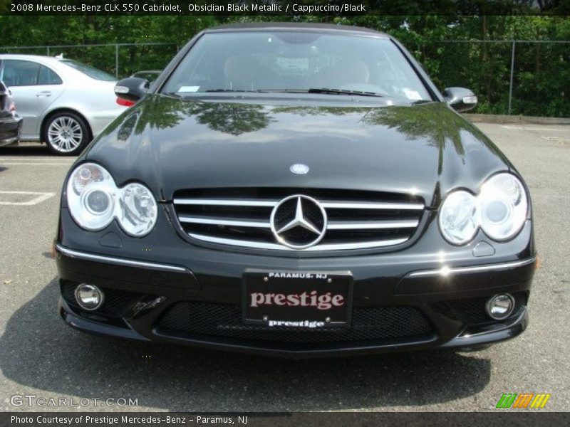 Obsidian Black Metallic / Cappuccino/Black 2008 Mercedes-Benz CLK 550 Cabriolet