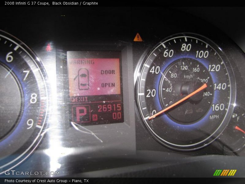 Black Obsidian / Graphite 2008 Infiniti G 37 Coupe
