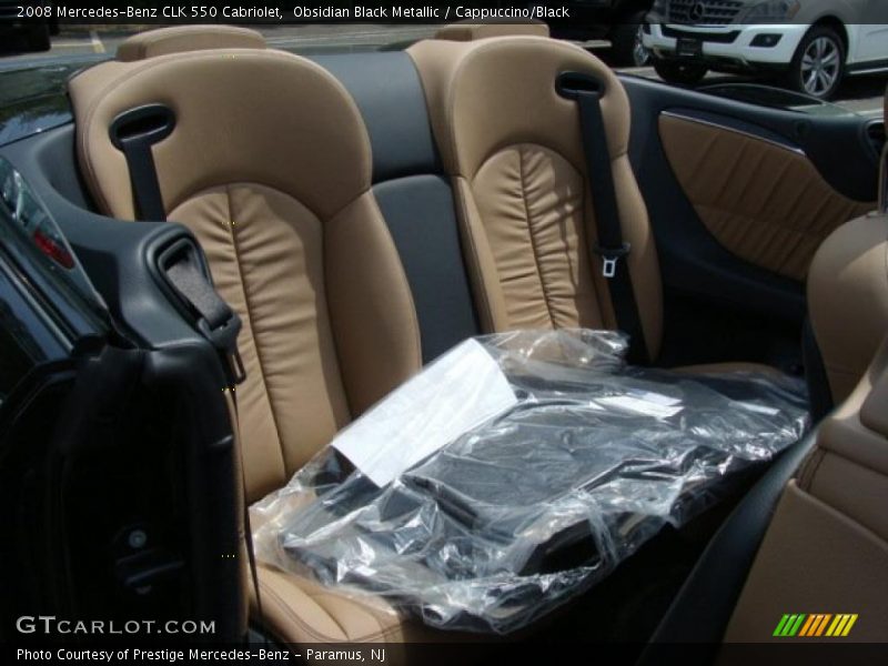 Obsidian Black Metallic / Cappuccino/Black 2008 Mercedes-Benz CLK 550 Cabriolet