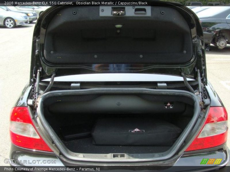 Obsidian Black Metallic / Cappuccino/Black 2008 Mercedes-Benz CLK 550 Cabriolet
